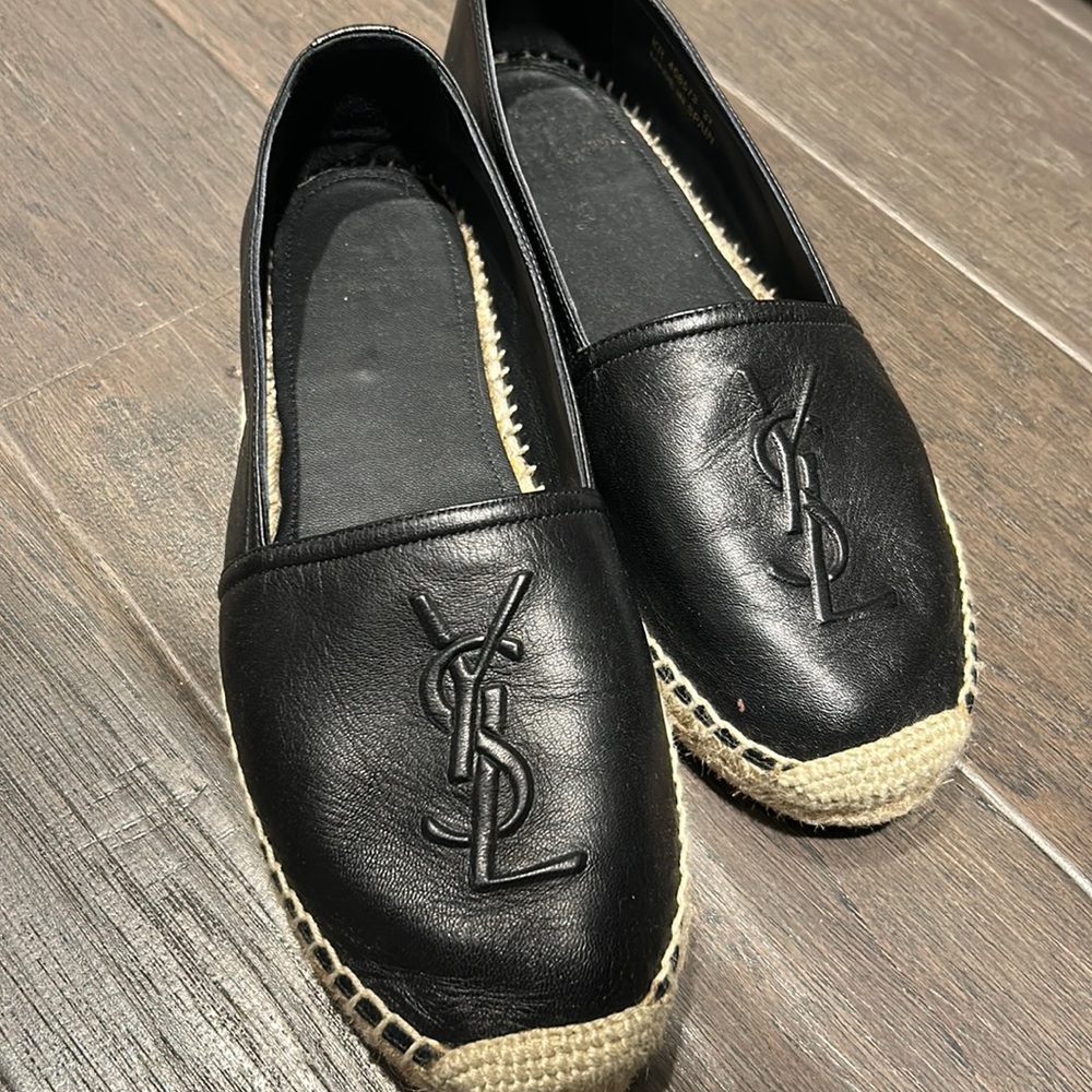 YSL saint Laurent espadrilles flats 7 37
